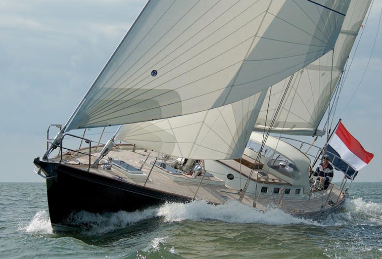 Aluminium Sailing Yacht Hutting 50